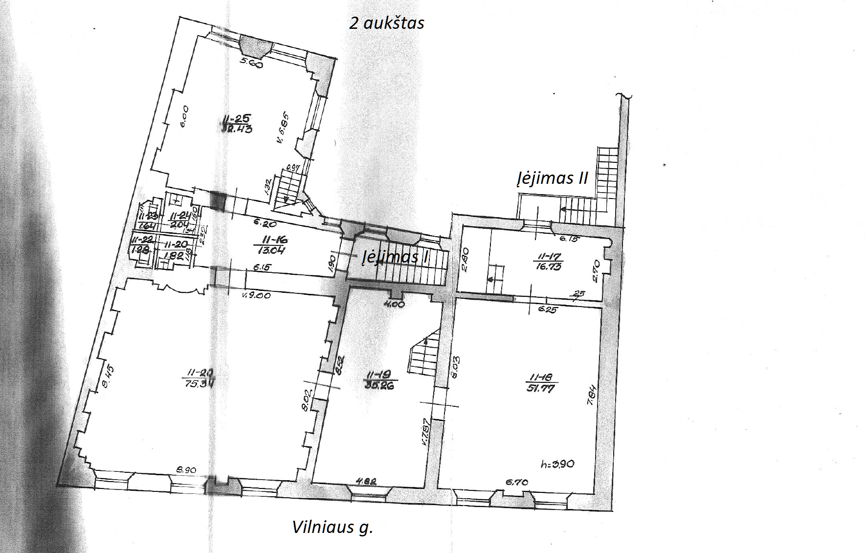 Nuomojamos patalpos Vilniaus g. 7, Kaunas