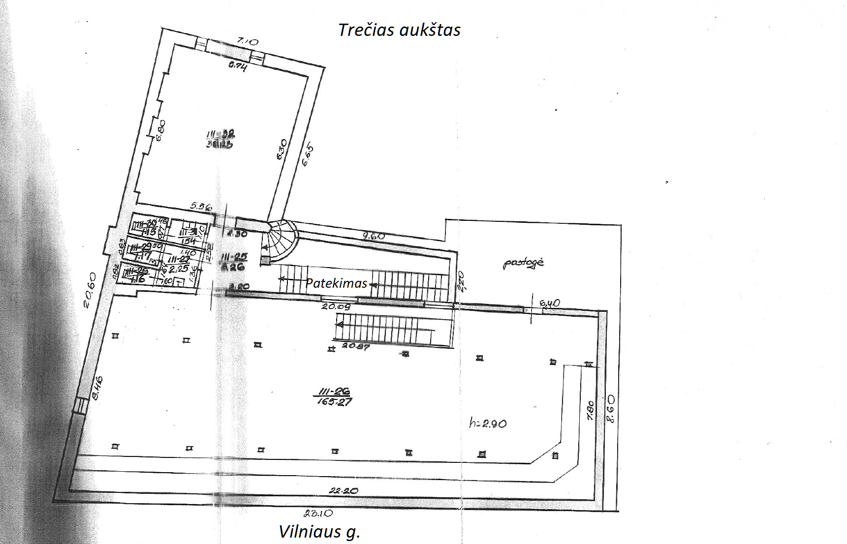 Nuomojamos patalpos Vilniaus g. 7, Kaunas
