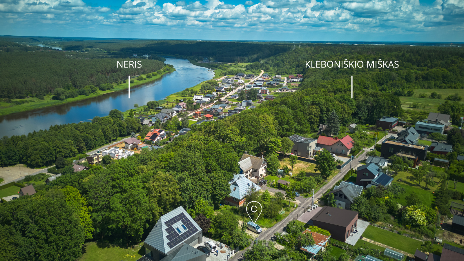 Išskirtinis sklypas su statybos leidimu Kleboniškio miške
