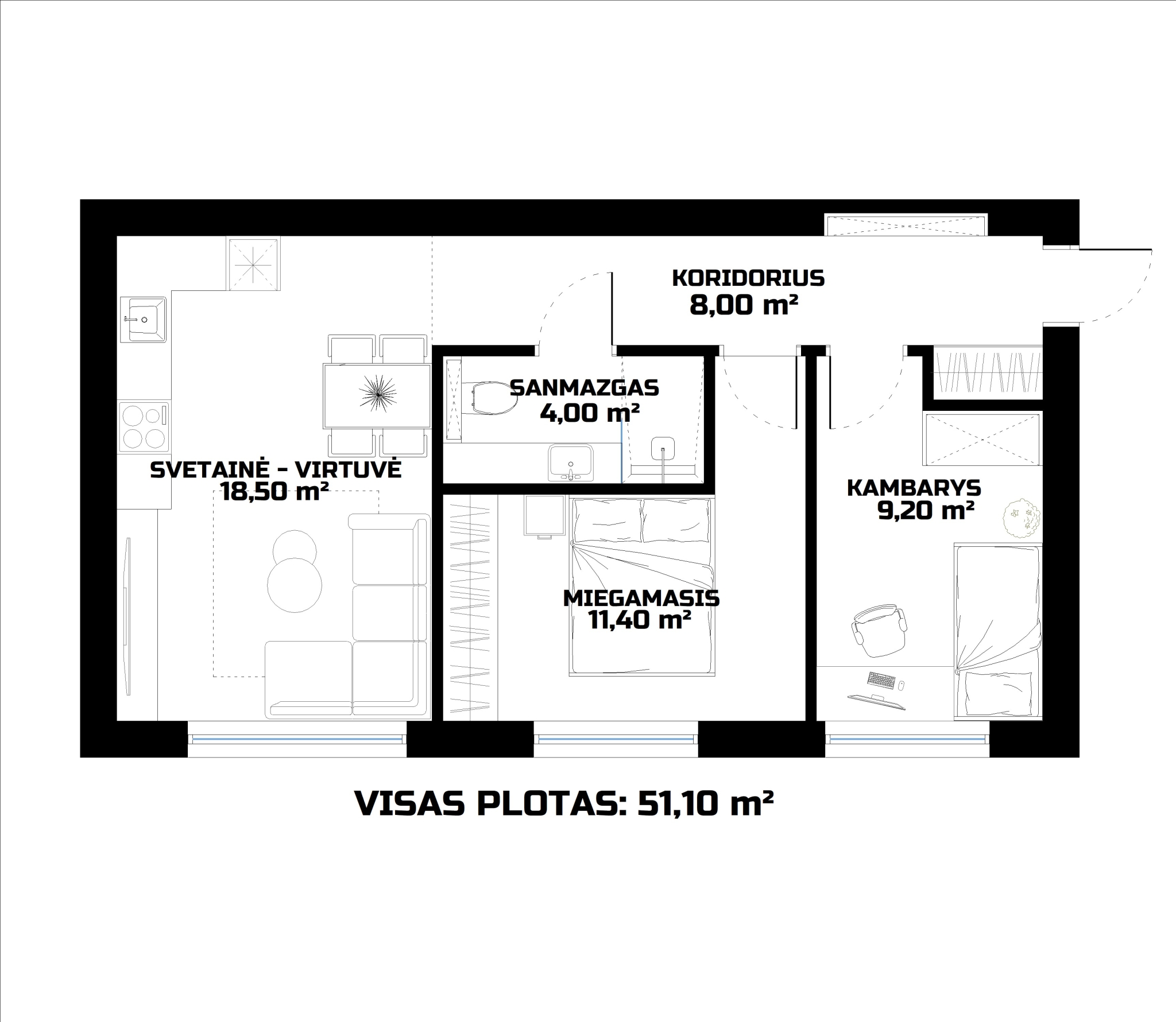 Butas Laisvės al., Kaunas