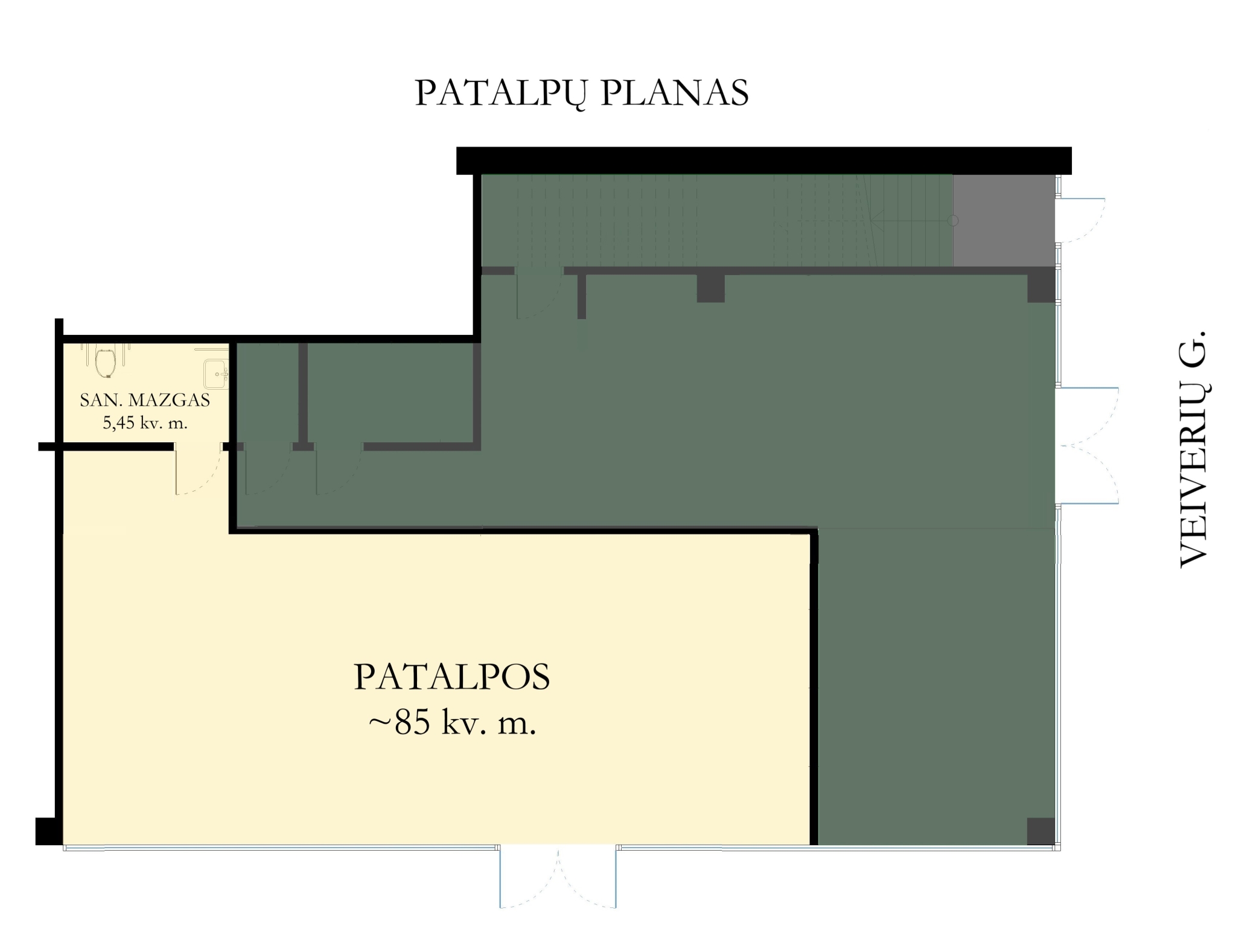 Patalpos Veiveriu g. 144c, Kaunas