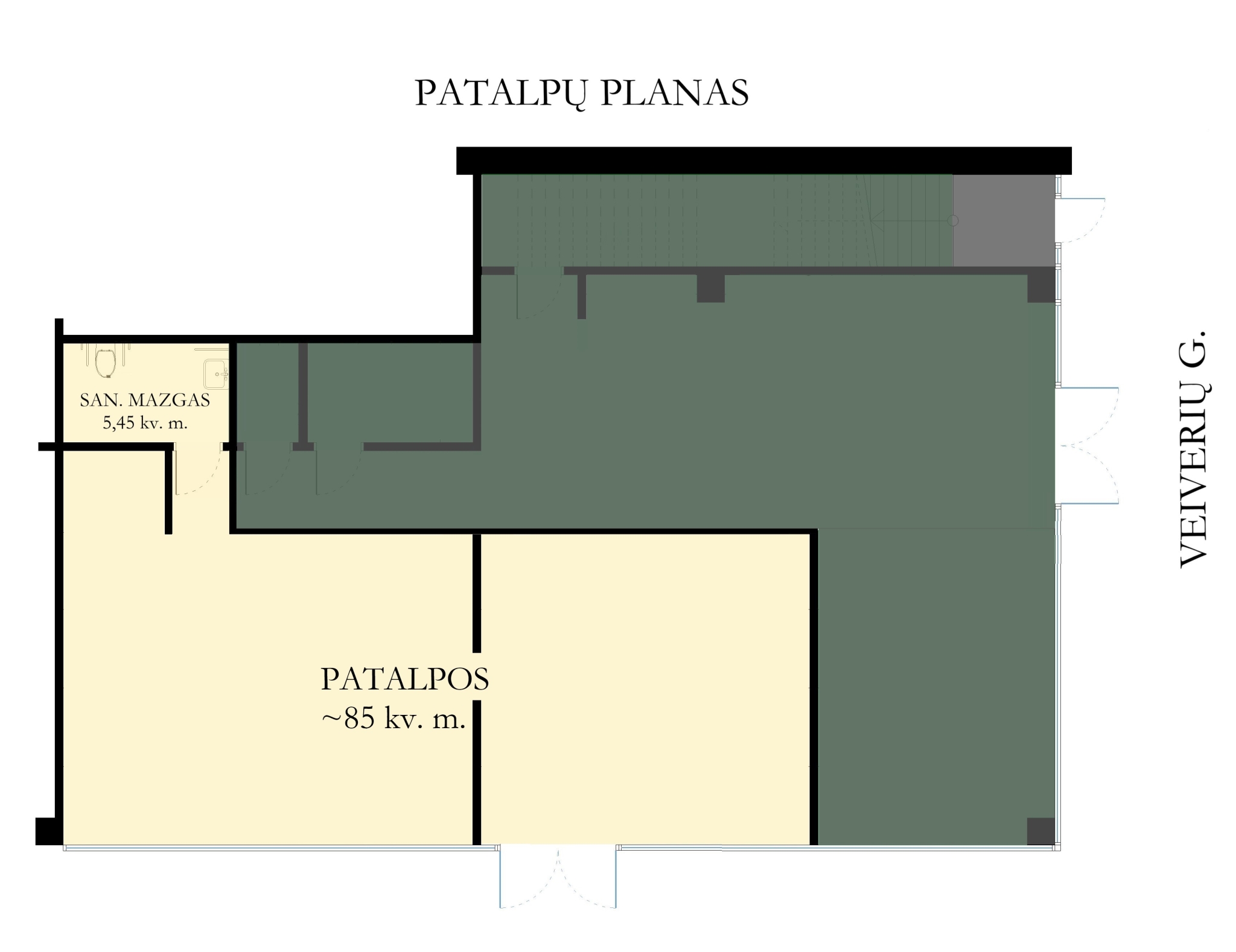 Patalpos Veiveriu g. 144c, Kaunas