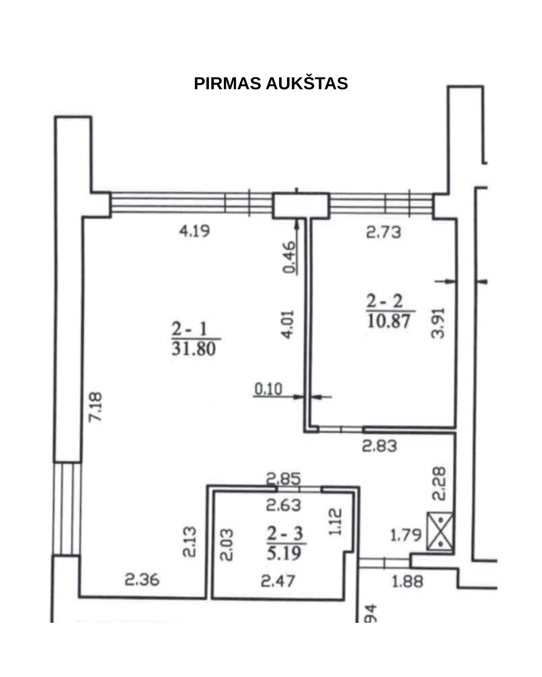 Naujos statybos butas Jonučiuose